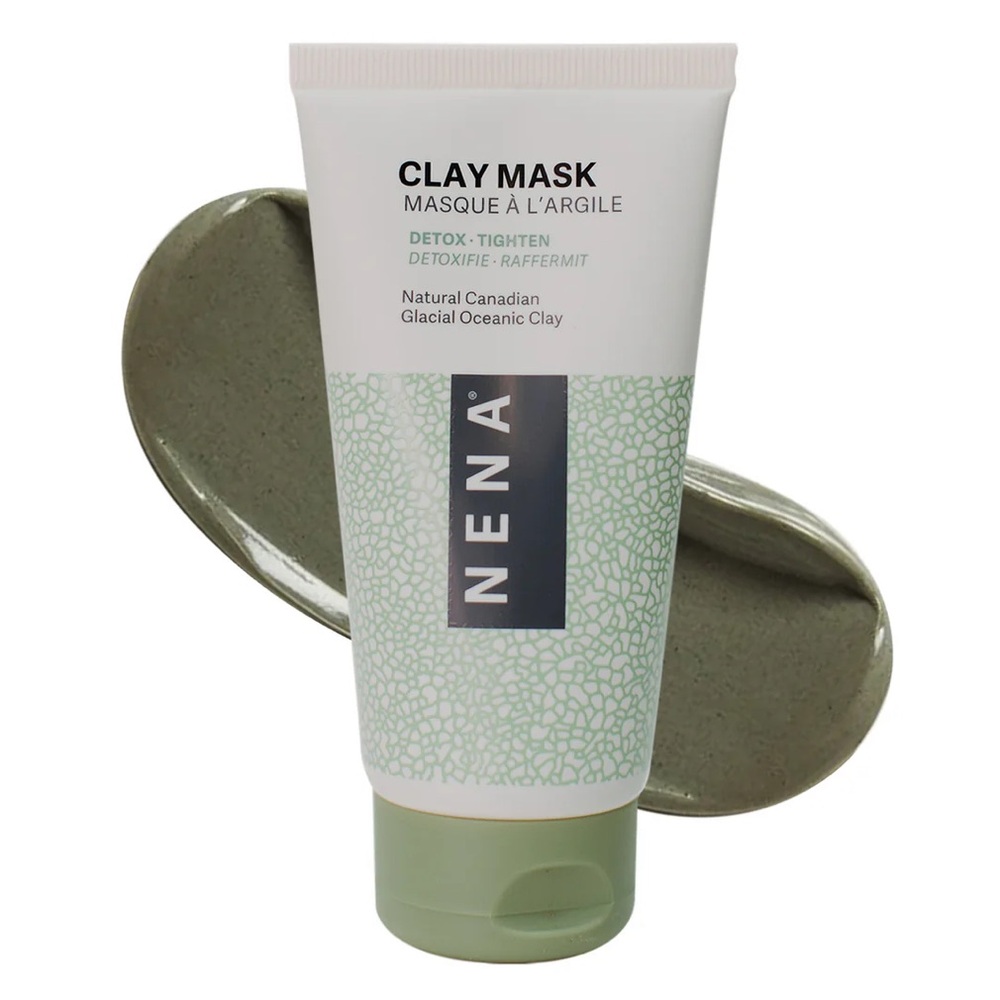 NENA Clay Mask with Natural Canadian Glacial Oceanic Clay. 120 g. Net Wt. 4.2 oz